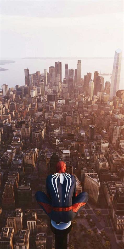 I Will Protect This City Spiderman Ps4 Spiderman Ps4 Wallpaper