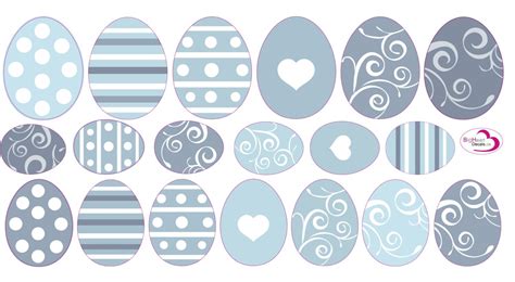 Easter Egg Wall Decal Sticker Set