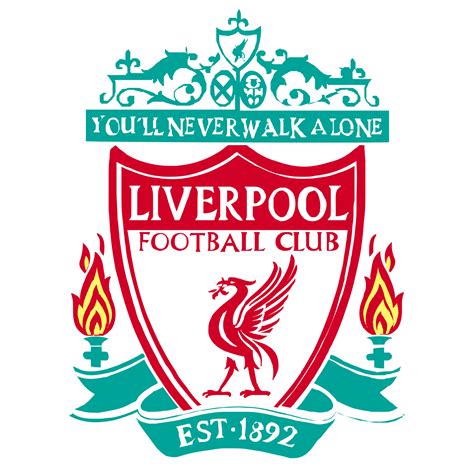 Liverpool Fc Badge Colouring Flags And Emblems Of England Football