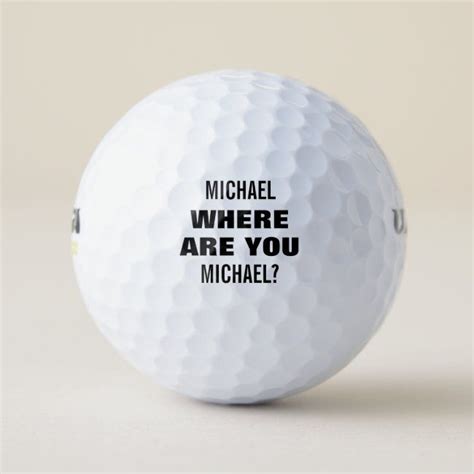 Funny golf balls stop touching my balls. Personalized Name Funny Lost Golf Balls | Zazzle.com ...
