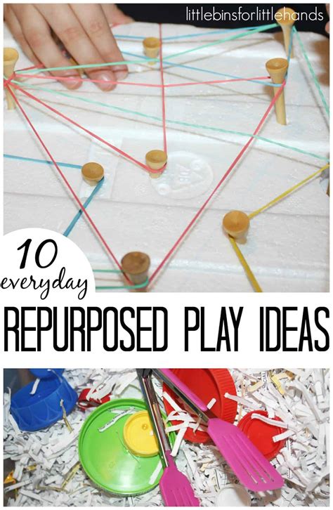 Repurposed Play Ideas For Kids Simple Play Activities