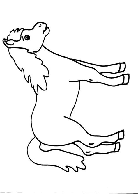 Per i bambini si trovano in rete dei disegni. disegni per bambini animali in fattoria da colorare:cavallo ... (2020) | Disegno per bambini