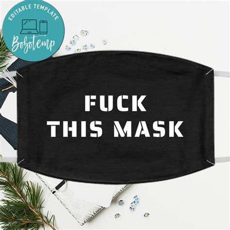 Fuck This Mask Adults Face Mask Daily Use Fabric Face