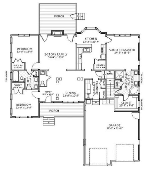 Walkout basement house plans also come in a variety of shapes, sizes and styles. NO SCREENED PORCH; 3 Bedrooms and 2.5 Baths | The House Designers 1893 sq ft and walk out ...