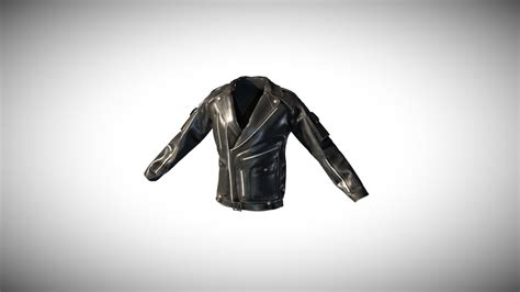 Male Leather Jacket Buy Royalty Free 3d Model By Mega3d Mega 3d