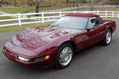 95 Mile 1993 Chevrolet Corvette 40th Anniversary Convertible For Sale