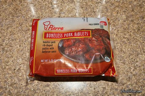 Beef ribs might not be as popular as pork ribs, but they're a versatile cut that can be slowly braised or quickly grilled, depending on the style. The Shit I Eat: Pierre Boneless Pork Riblets