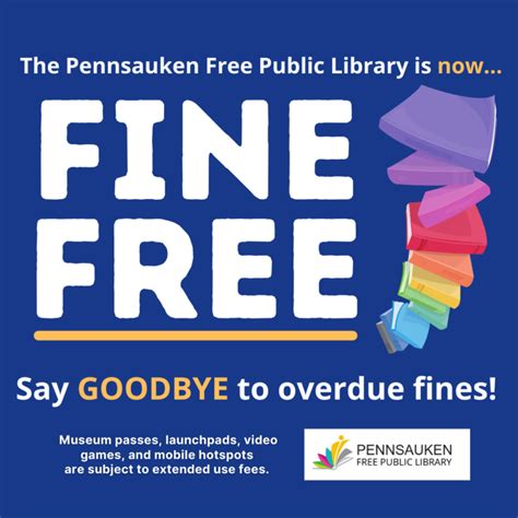 Pennsauken Free Public Library Eliminates Overdue Fines All Around