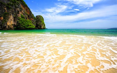 Tropical Beach Paradise Hd Desktop Wallpapers 4k Hd