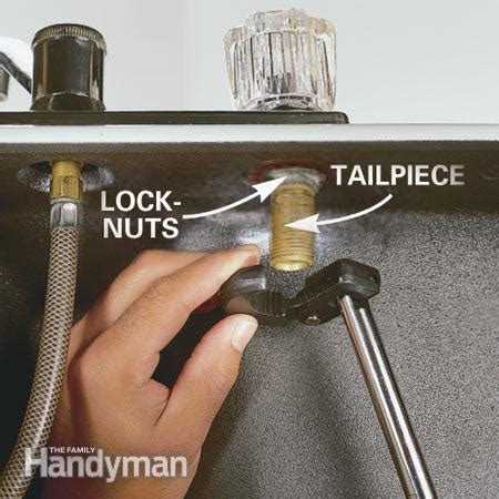 Adjust the faucet handle and put the center drive post through the center hole of the compression sleeve puller. Basin Wrenches