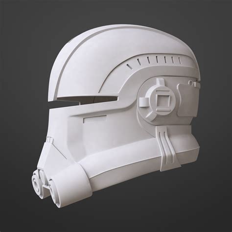 Bad Batch Echo Helmet Stl Model For 3d Printing 3d Model 3d Printable Cgtrader