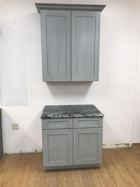 Nova Light Grey Shaker Cabinetry And Stone Depot Wilkes Barre Granite