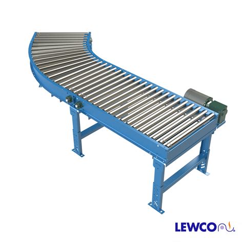 Belt Driven Live Roller Conveyor With Extended Tanent Discharge End