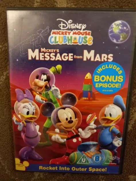 Disneys Mickey Mouse Clubhouse Mickeys Message From Mars Dvd Disney
