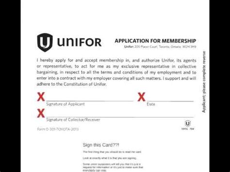 Something that resembles a union card especially in being necessary for employment or in providing. What is a union card? - YouTube