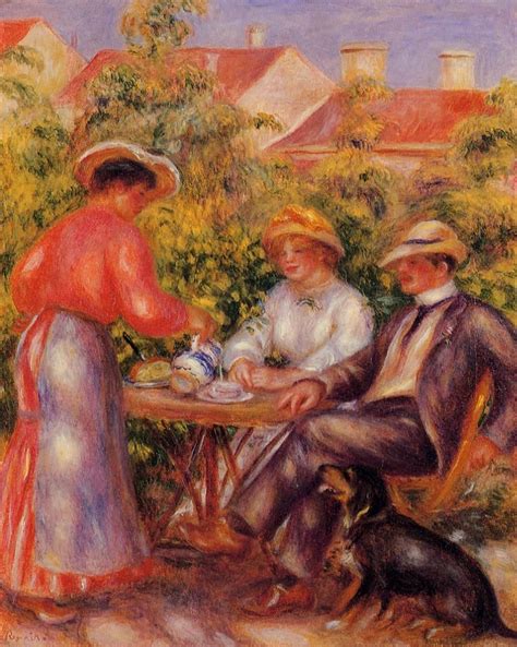 The Cup Of Tea 1906 1907 Pierre Auguste Renoir Oil Painting Mary
