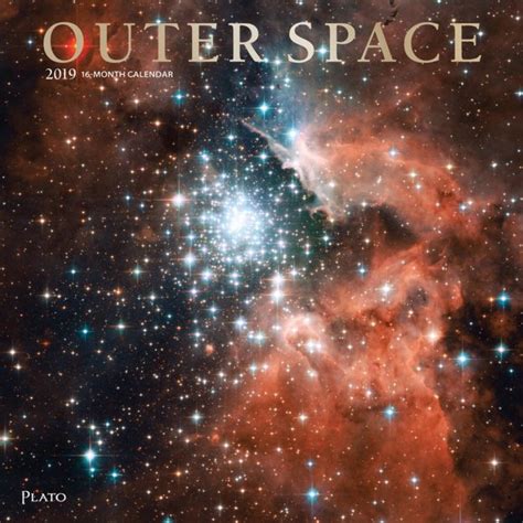 Outer Space 2019 Square Wall Calendar Plato Calendars
