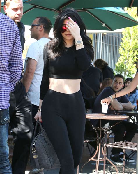 Kylie Jenner Booty In Tights Gotceleb