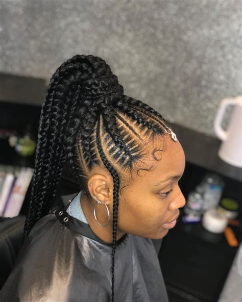 Image May Contain 1 Person Feed In Braids Hairstyles Braided