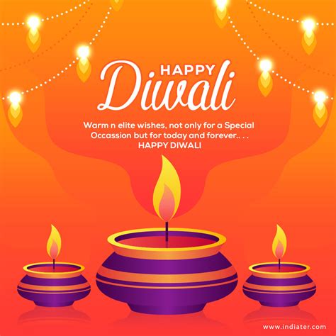 Free Beautiful Greeting Card For Wishes Diwali Festival Indiater