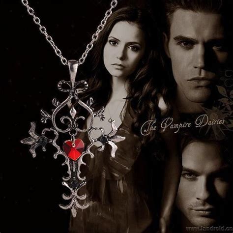 Inspired By The Red Cross In Vampire Diaries This Necklace Is The Real