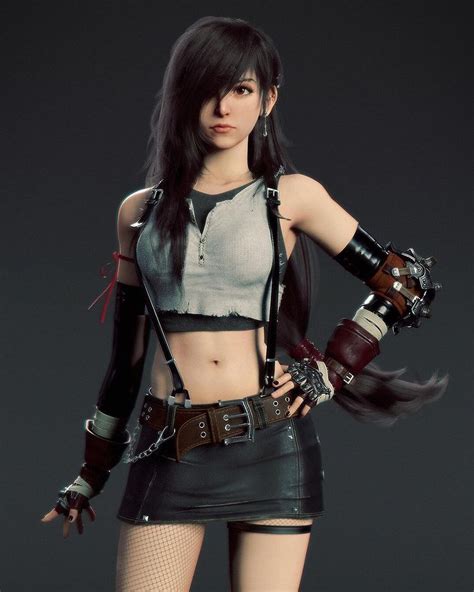 Karacter 3d No Instagram “rate This Artwork From 1 To 10 Tifa Lockhart By Zeablast Follow 👉