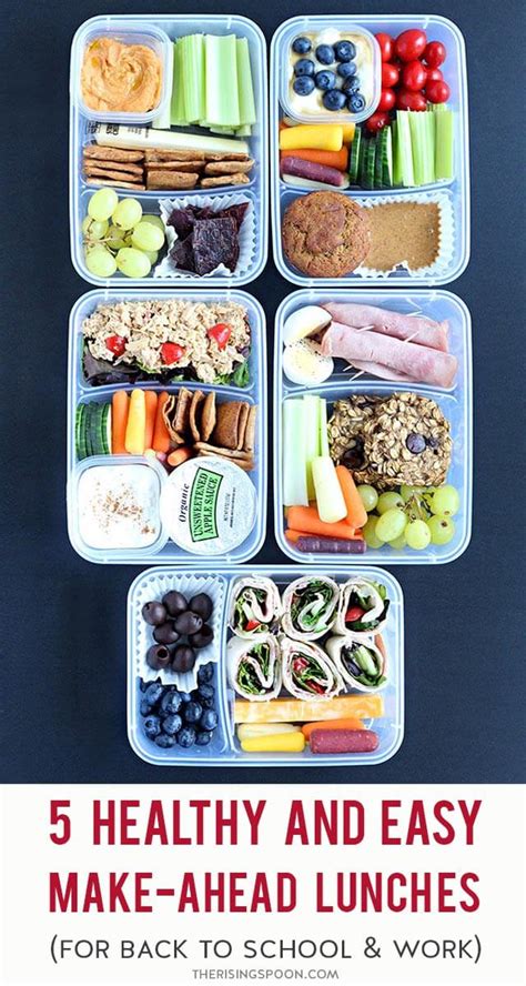 5 Healthy Make Ahead Lunches For Back To School And Work Recipe