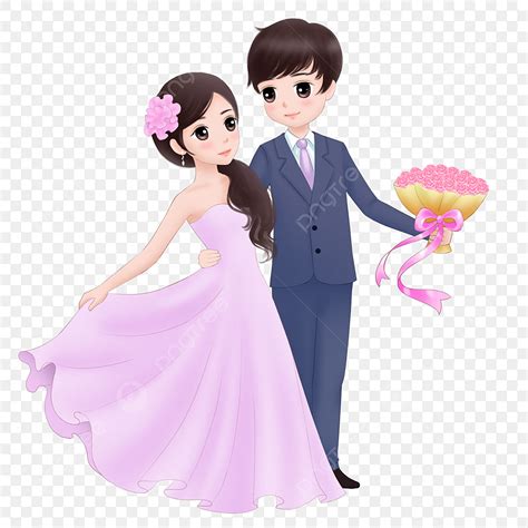 Wedding Cartoon PNG Vector PSD And Clipart With Transparent Background For Free Download