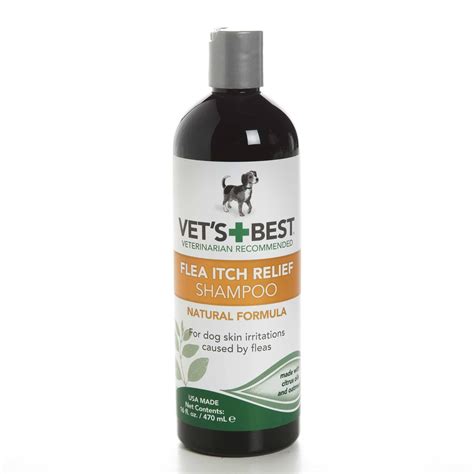 Vets Best Shampoo Flea Itch Relief 16oz Itch Relief Dog Itching
