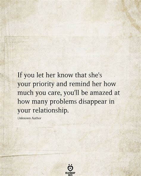 If You Let Her Know That She S Your Priority And Remind Her How Much You Care 2023