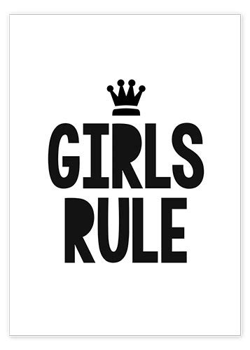 Girls Rule Print By Finlay And Noa Posterlounge