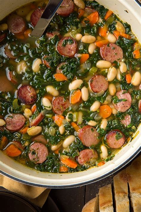 Kale White Bean And Sausage Soup Cooking Classy
