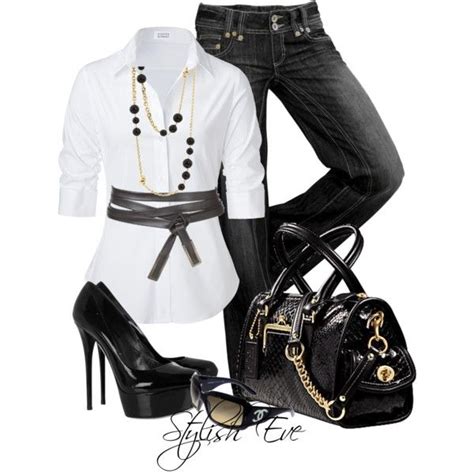 black chic created by stylisheve on polyvore stylish eve outfits stylish eve fashion