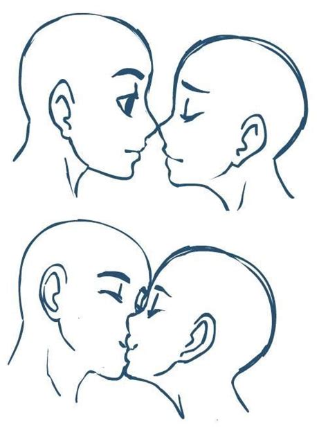 Kissing Drawing Base The New Art