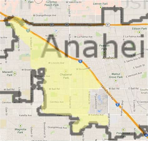 From One Year Ago On Anaheim Districting Maps — One Or Two District