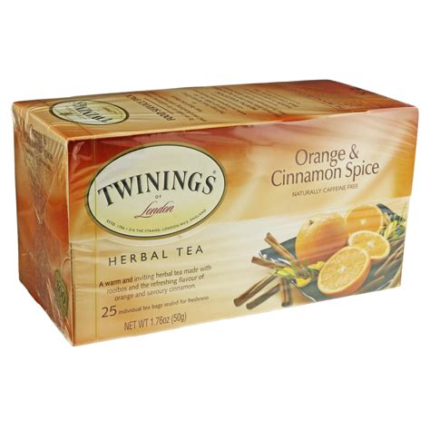 Twinings Herbal Tea Orange And Cinnamon Spice Shop Tea At H E B