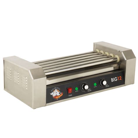Roller Dog Rdb12ss Commercial 12 Hot Dog 5 Roller Grill Cooker Machine