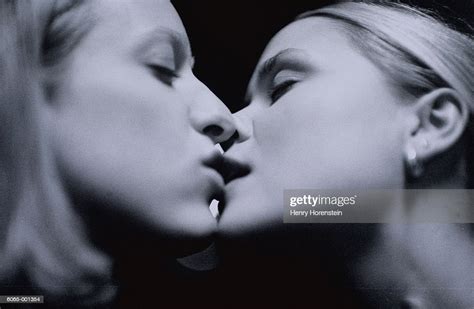 Two Women Kissing Photo Getty Images