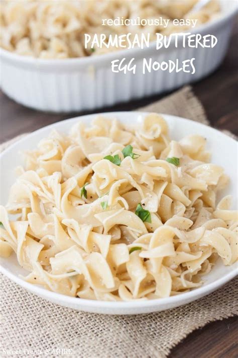 With wetter side up, roll as tight as possible. Easy Parmesan Buttered Egg Noodles | Egg noodles, Buttered ...
