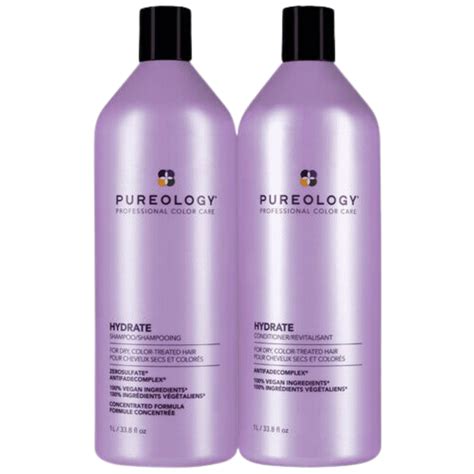Pureology Hydrate Shampoo And Conditioner Liter Duo Set Ebay