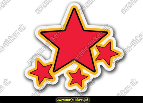 Stars Stickers 010 Awesome Stickers Uk