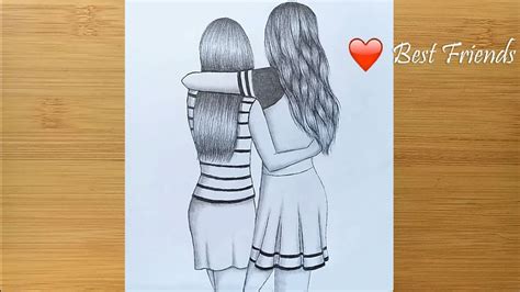 Best For Two Bff Drawings Brown Hair Sarah Sidney Blogs