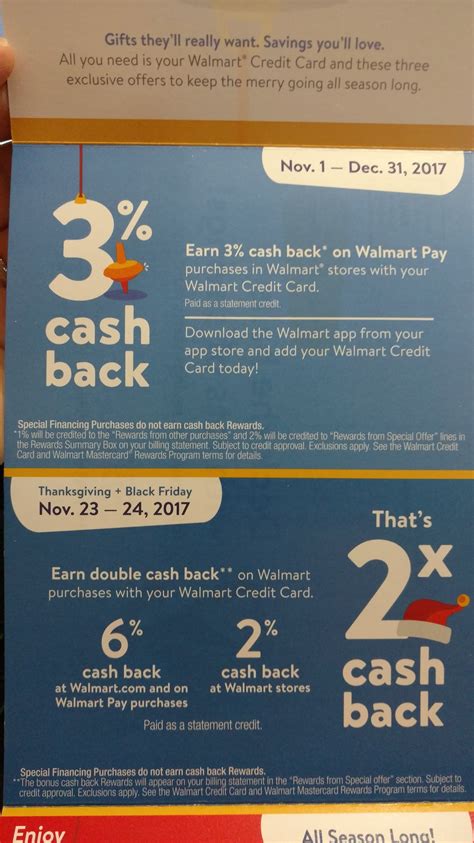How much is a walmart credit card? 6% back at Walmart for Thanksgiving & Black Friday - Frequent Miler