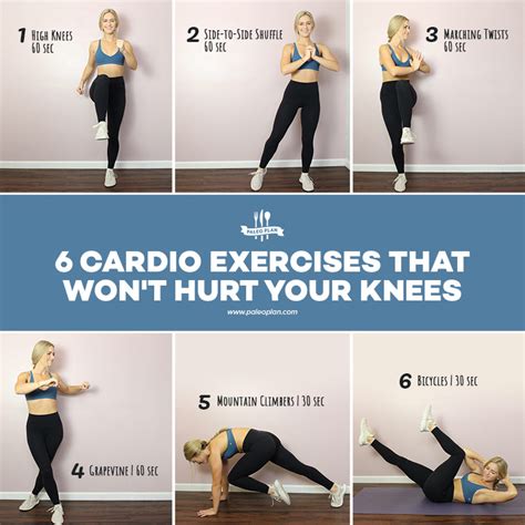 Doing cardio after leg day is beneficial to your workout regime. 6 Heart-Pumping Exercises That Won't Hurt Your Knees ...