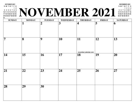November 2021 Calendar Calendar 2021 Images And Photos Finder