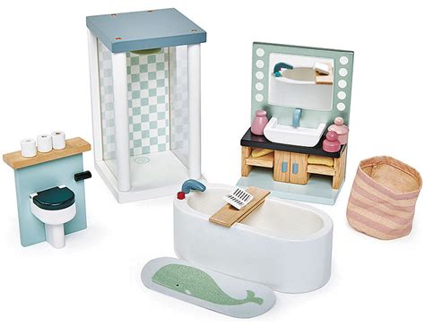 Waschtisch ist 7cm breit, 8cm hoch. Puppenhaus Toilette Basteln - DIY Miniatur Puppe Mini ...