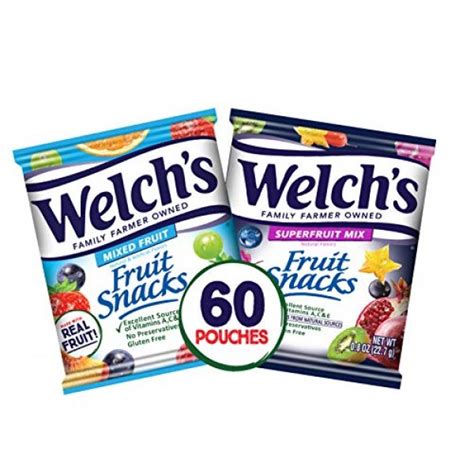 Welchs Fruit Snacks Mixed Fruit And Superfruit Bulk