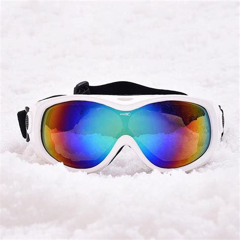 Men Women Single Layer Anti Fog Ski Glasses Dustproof Snowboard Sunglasses Skiing Goggles Snow