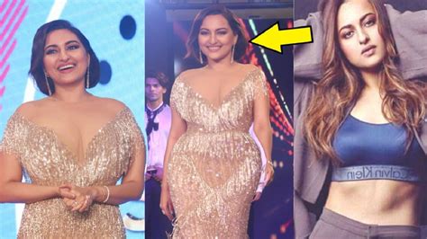 Sonakshi Sinha Sudden Weight Gain In The Golden Gown At Event Youtube
