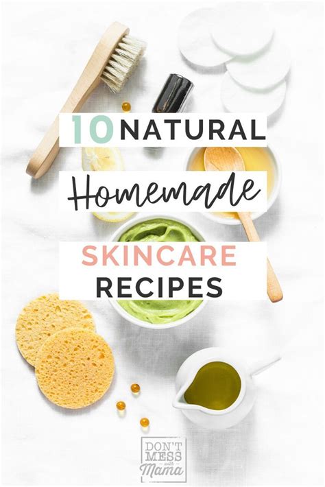 10 Homemade Natural Skin Care Recipes Natural Skincare Recipes